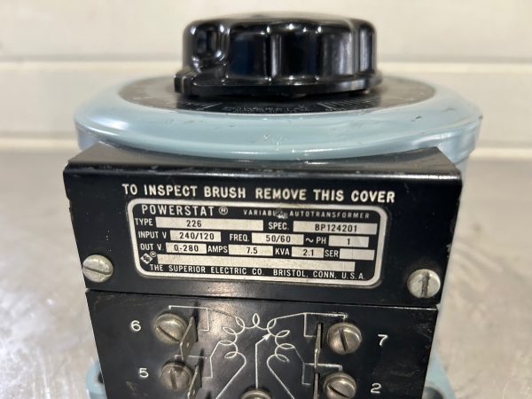 Powerstat model 226 (variac) variable autotransformer - Image 7