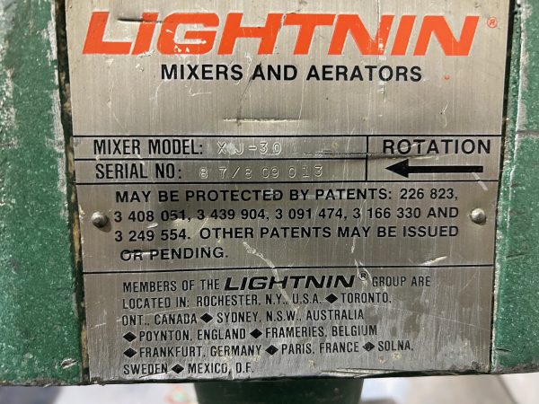 Lightnin XJ-30 mixer - Image 4