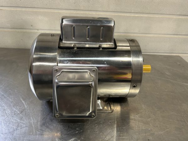 1 HP Leeson washdown stainless steel motor - Image 3