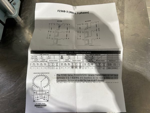 Three phases model F236B-3 variac powerstat - Image 8